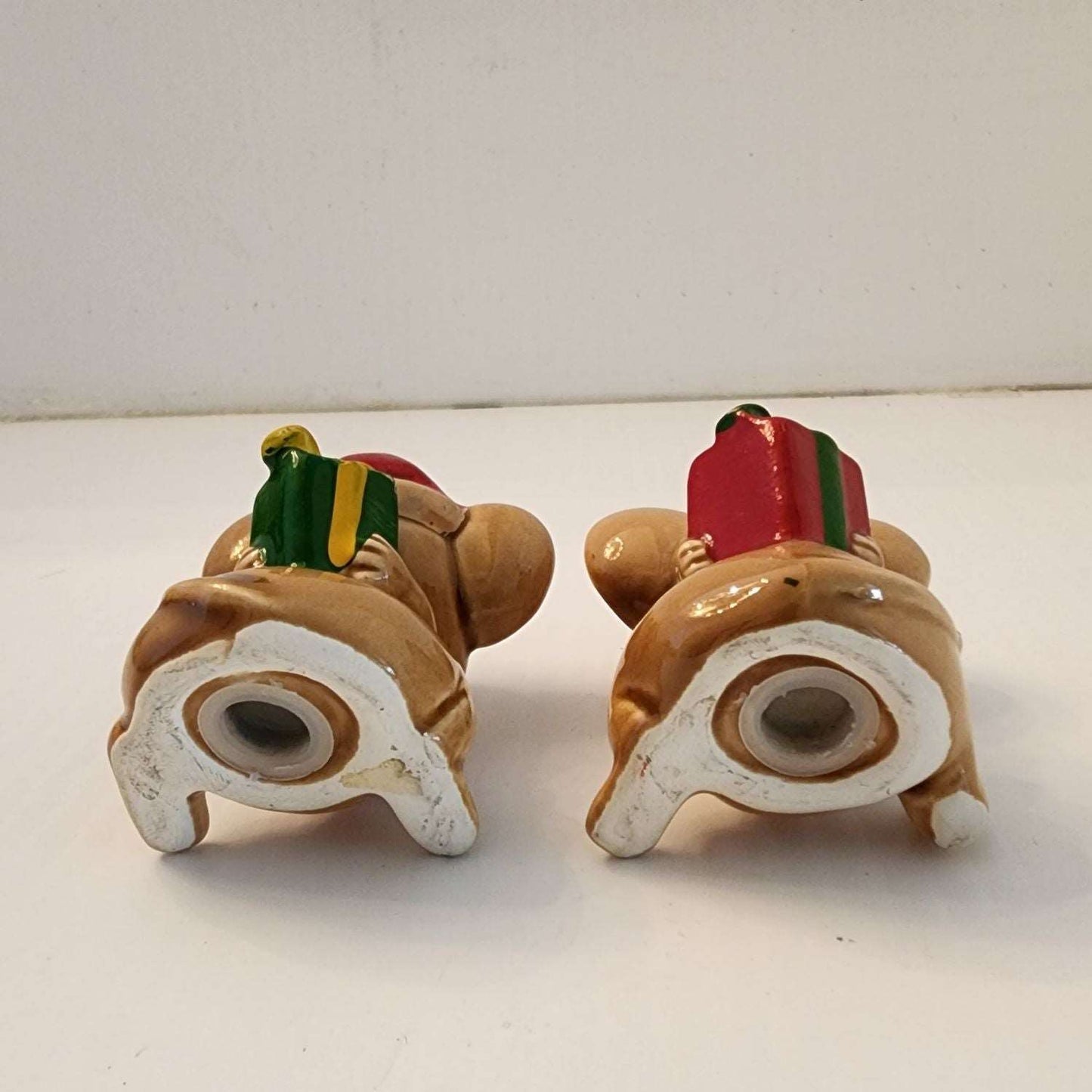 Vintage Christmas Mice Salt & Pepper Shaker Set