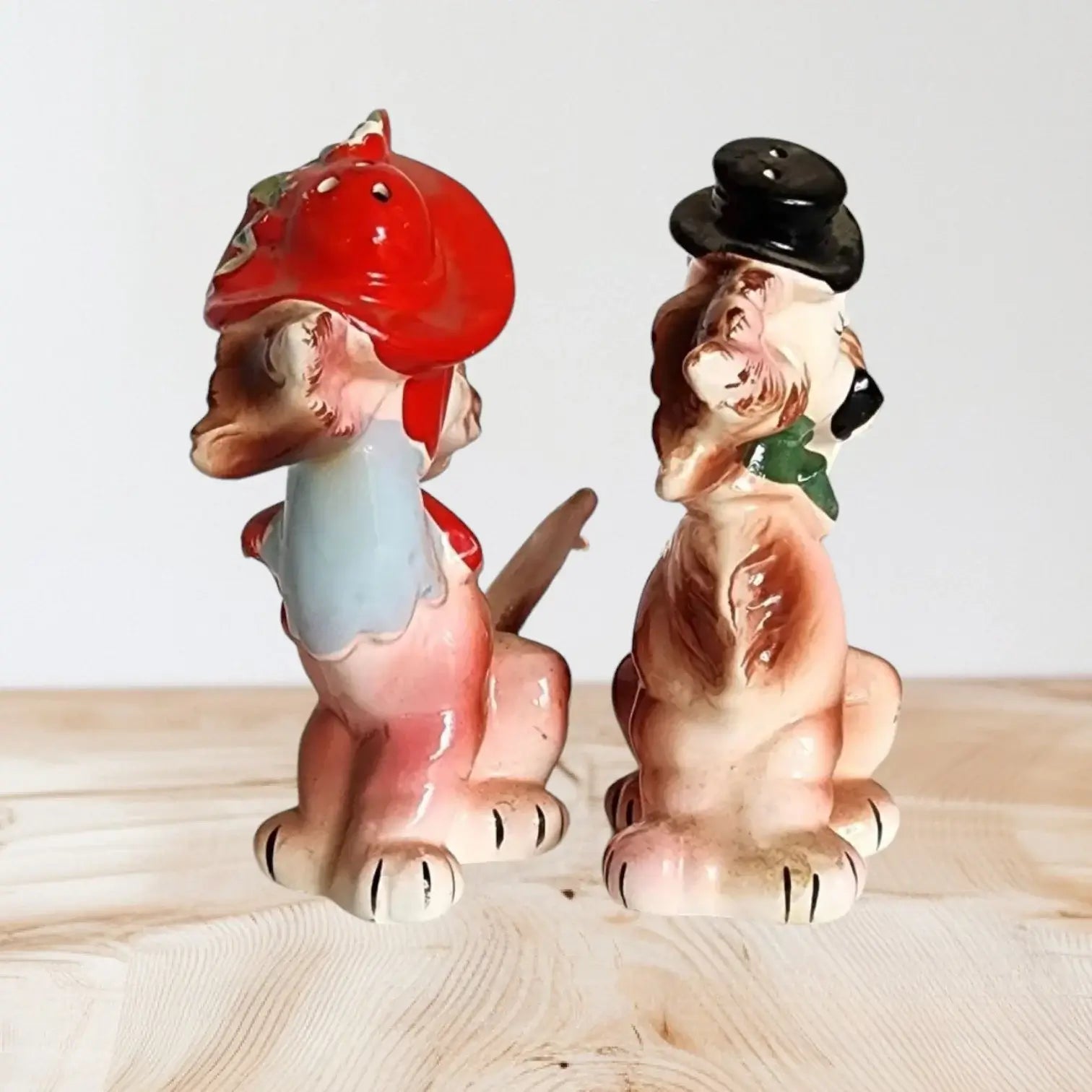 Anthropomorphic Dogs Vintage Salt and Pepper Shaker Set - Mulberry Lane Collecting Salt & Pepper Shakers