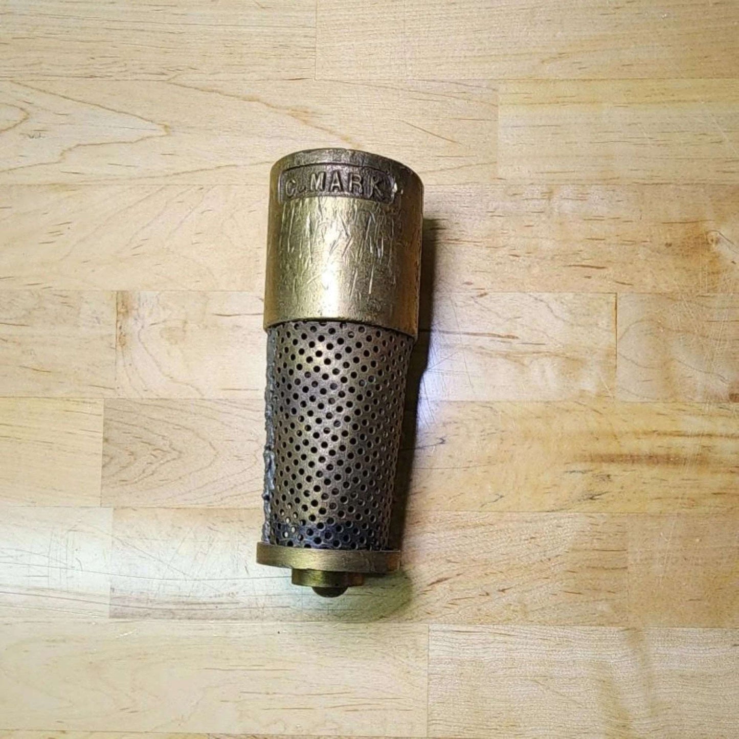 Clayton Mark Vintage Brass Foot Valve #6340 - Mulberry Lane Inspirations Brass Plumbing Part