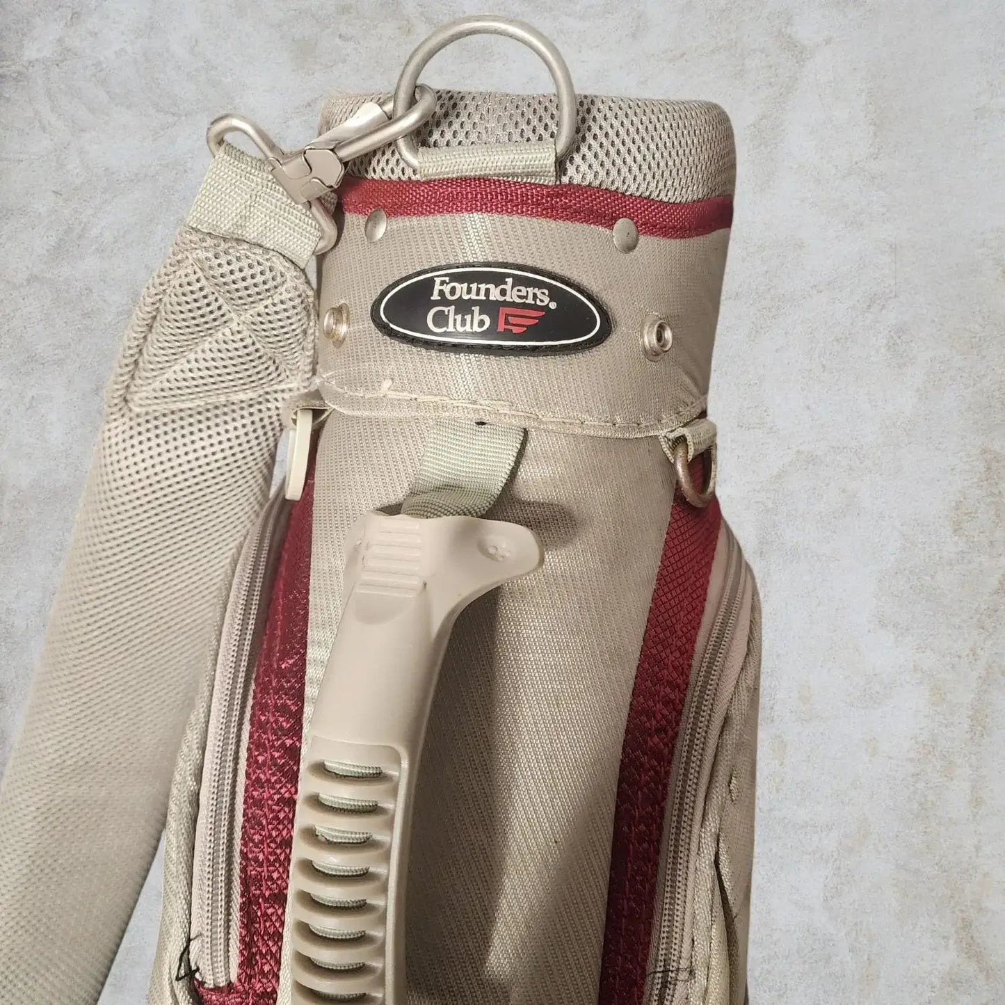 Founders Club Unisex Premium Cart Golf Bag w/ 6 Way Organizer - Mulberry Lane 6 Way Organizer Bag Golf Club Bag