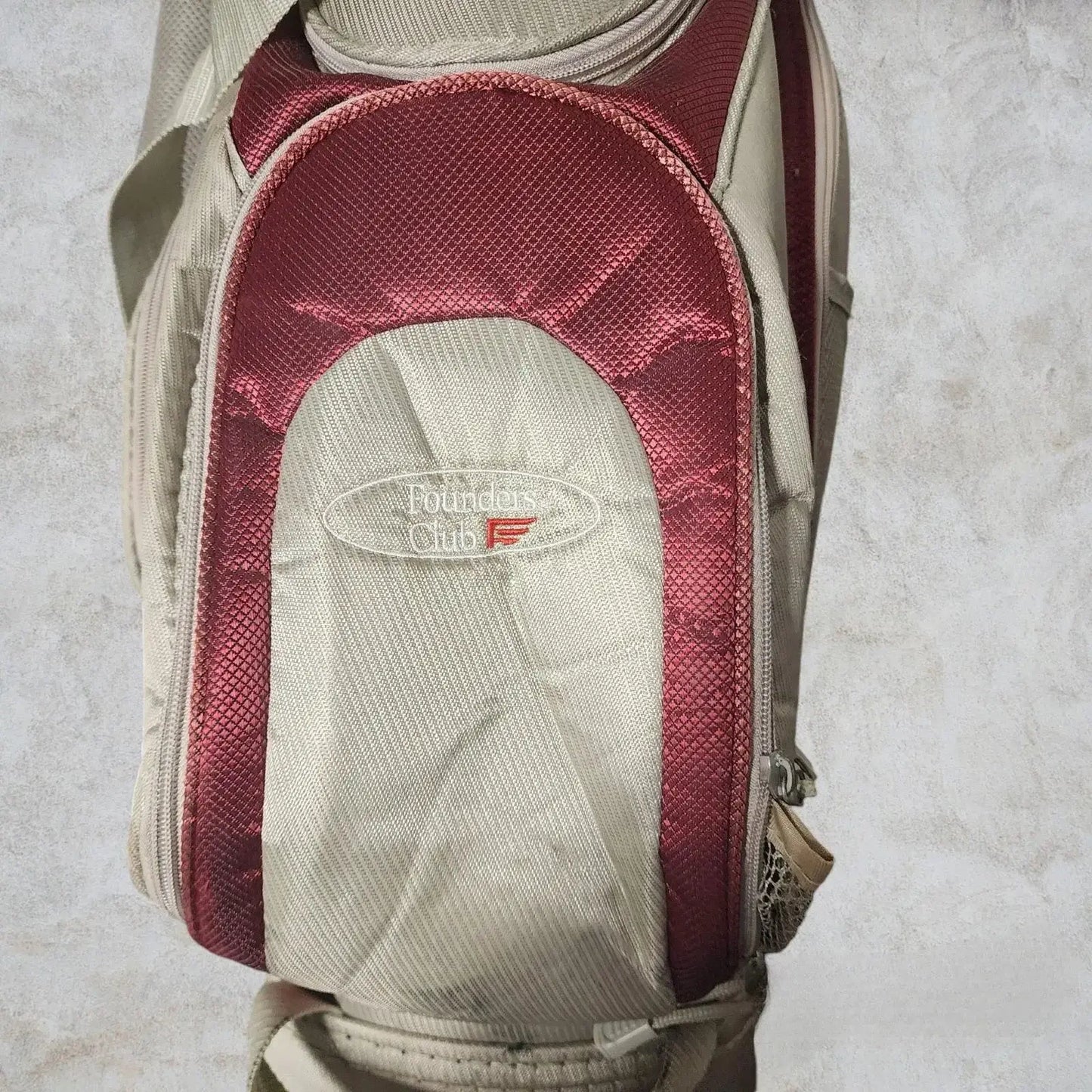 Founders Club Unisex Premium Cart Golf Bag w/ 6 Way Organizer - Mulberry Lane 6 Way Organizer Bag Golf Club Bag