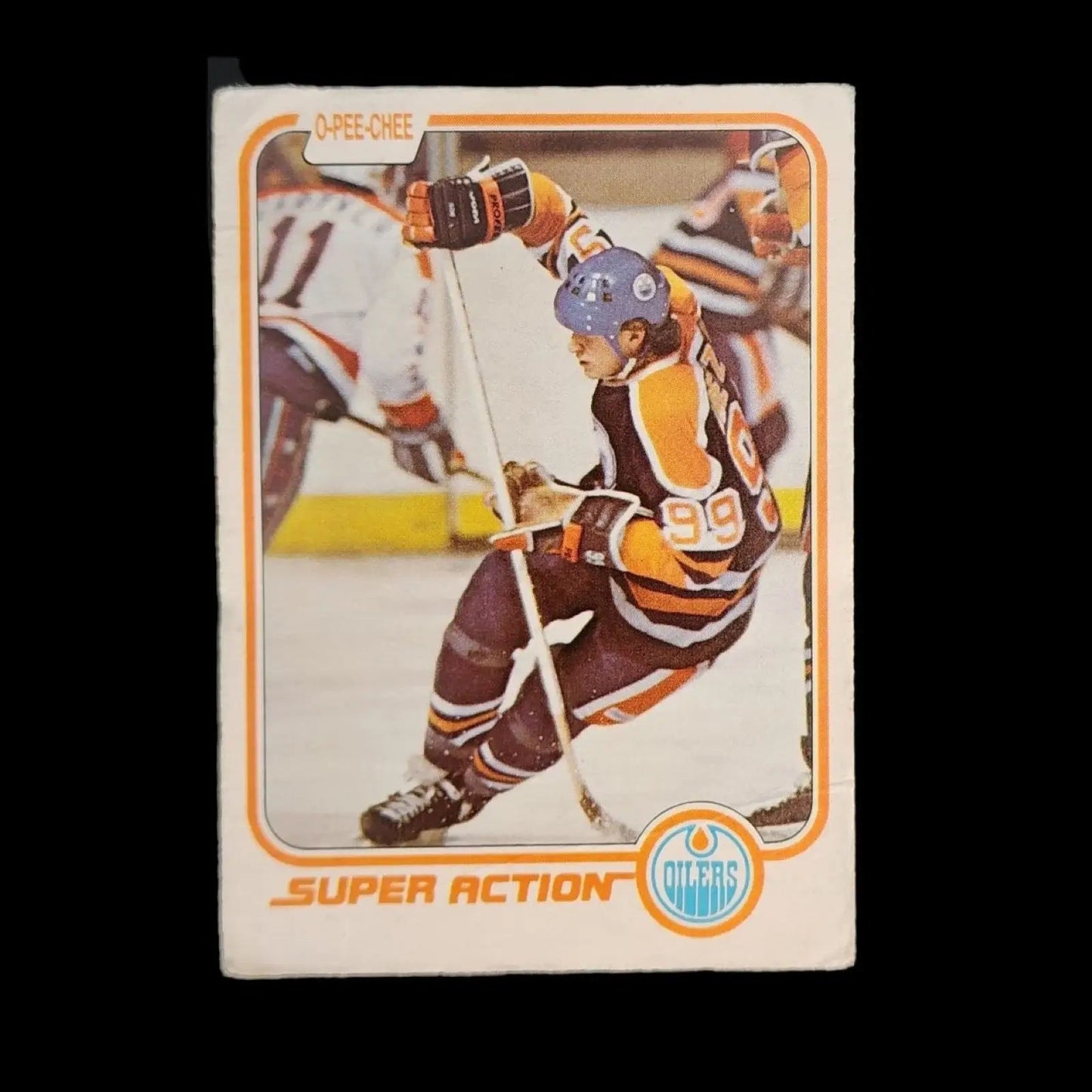 NHL Wayne Gretzky Edmonton Oilers Super Action O - PEE - CHEE #125 - Mulberry Lane Inspirations #125 Hockey Trading Cards