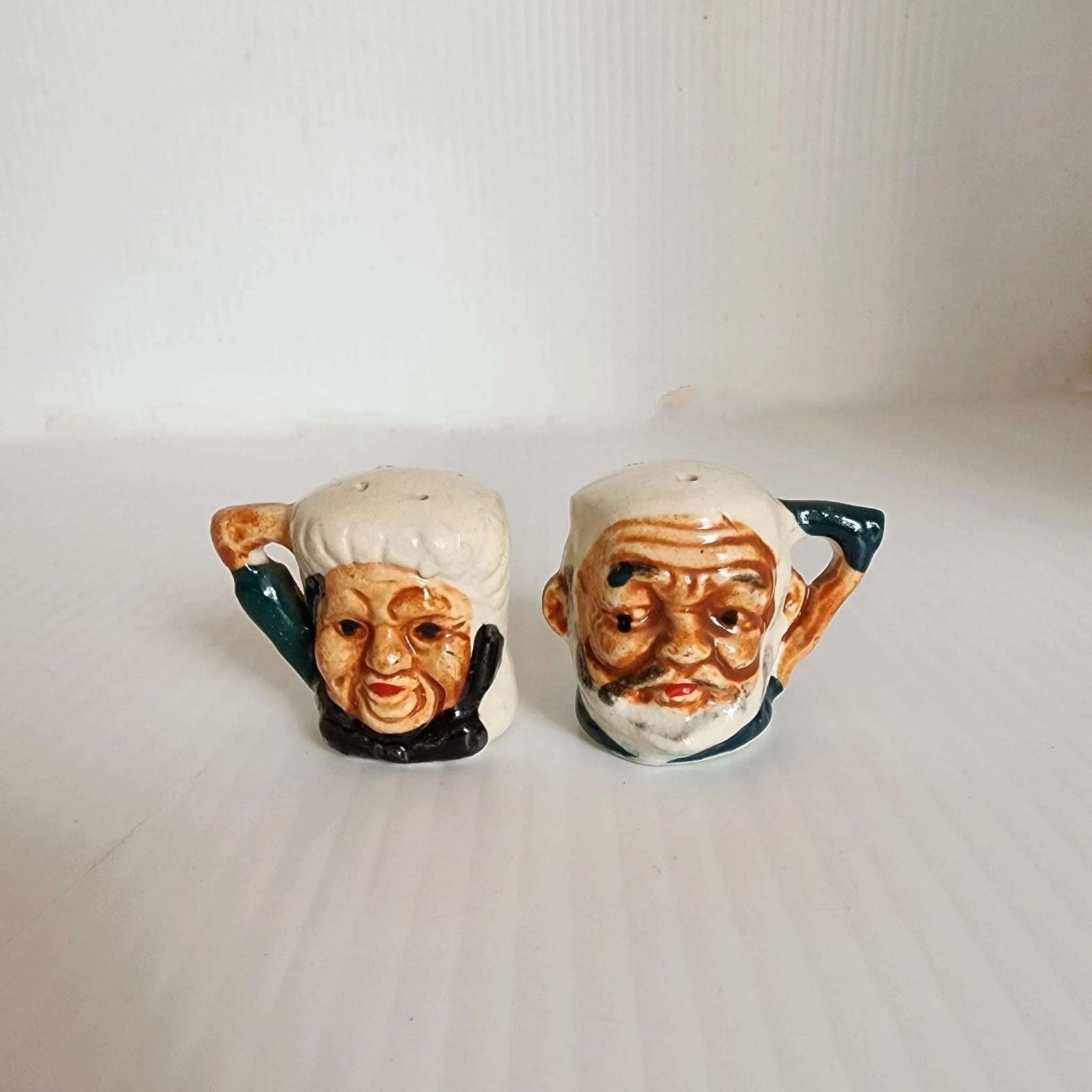 Toby Mug Style Vintage Salt and Pepper Shaker Set - Mulberry Lane Inspirations 1960s Salt & Pepper Shakers