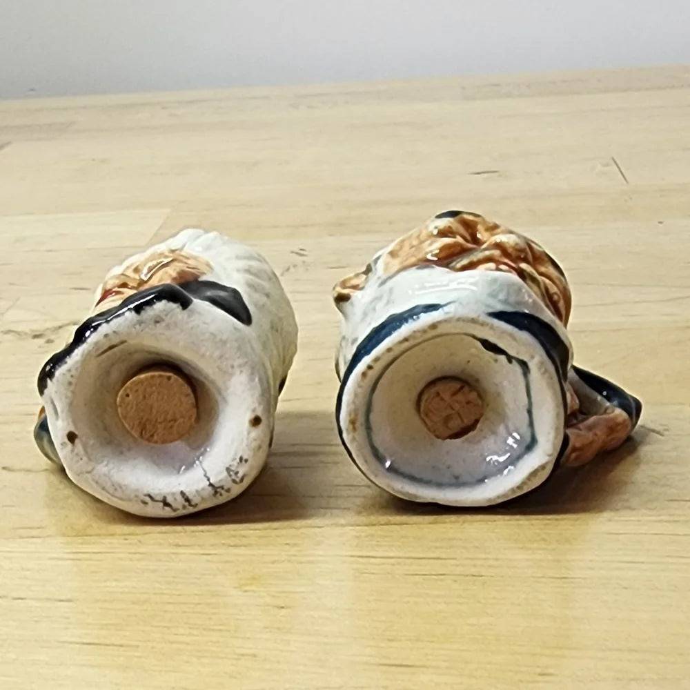 Toby Mug Style Vintage Salt and Pepper Shaker Set - Mulberry Lane Inspirations 1960s Salt & Pepper Shakers