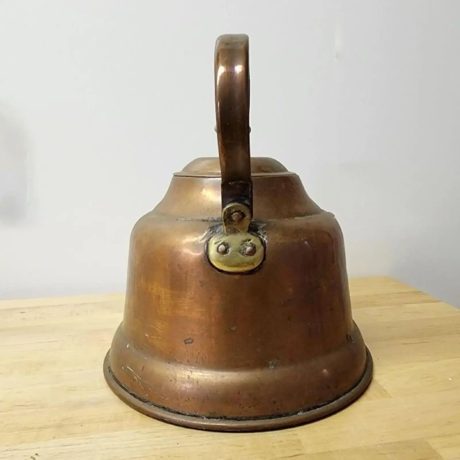 Vintage Copper and Brass Tea Pot / Kettle - Mulberry Lane Inspirations Antique tea service Tea Pot