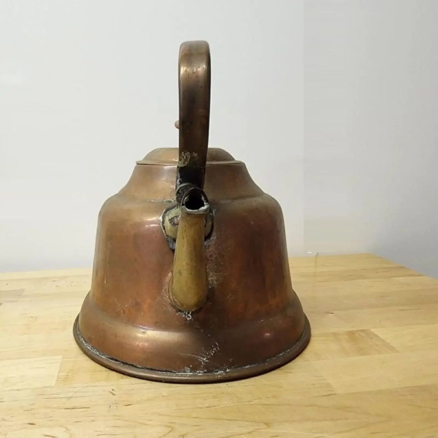 Vintage Copper and Brass Tea Pot / Kettle - Mulberry Lane Inspirations Antique tea service Tea Pot