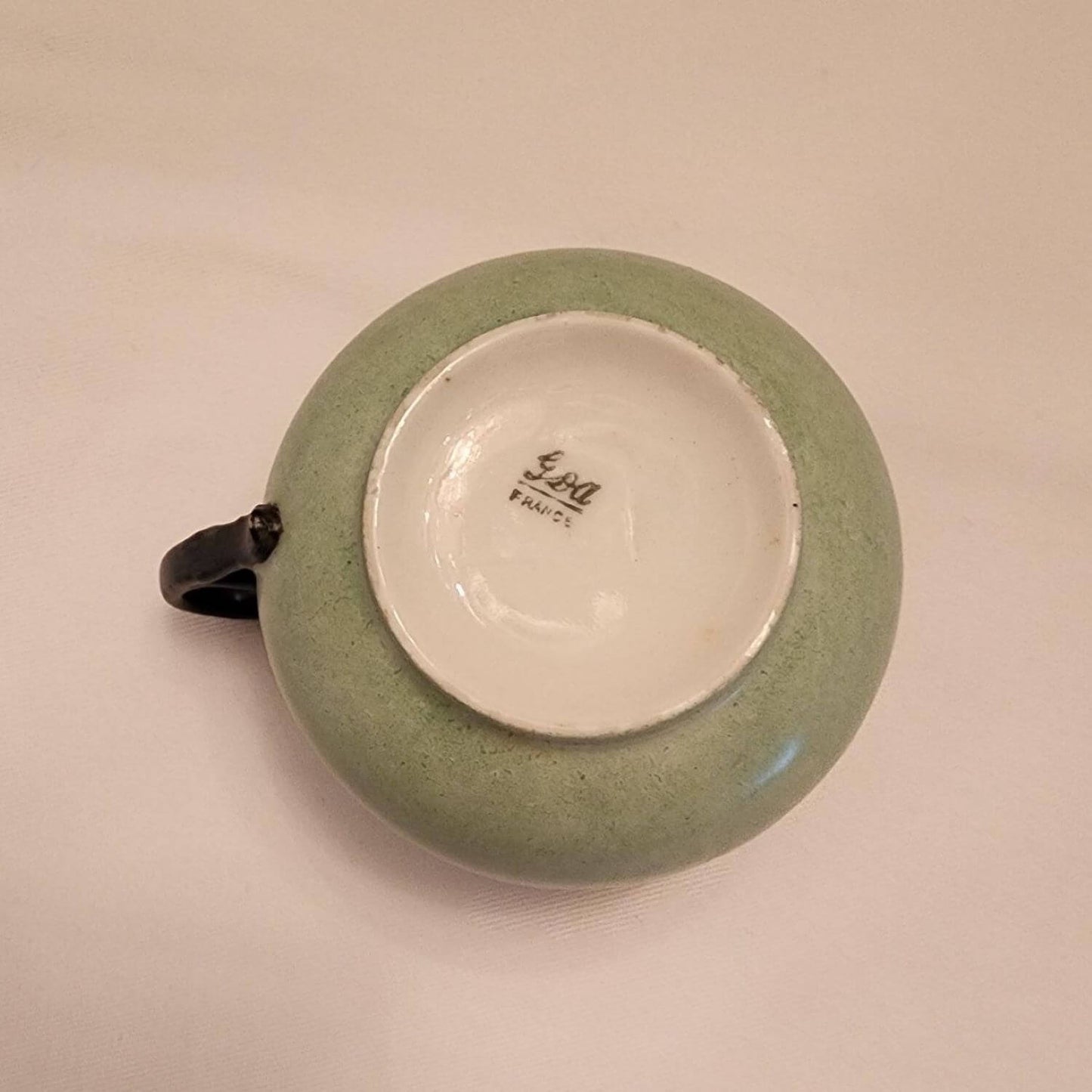 GDA France Green Tea Cup and Saucer Set