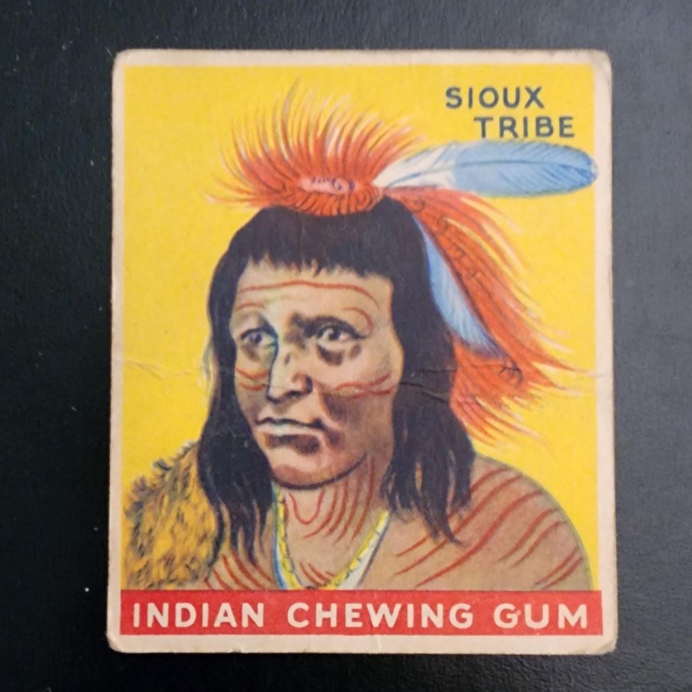 1947 Chicle indio - Tribu Sioux #12