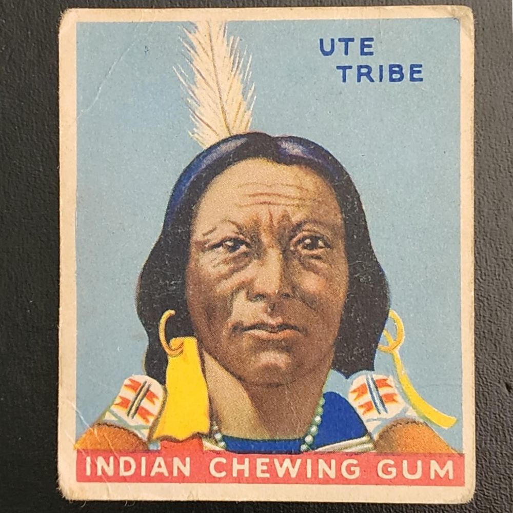 Chewing-gum indien de 1947 - Tribu Ute #8