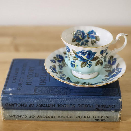 Taza de té y platillo vintage Royal Albert "Derwent Water" de la serie Lakeside