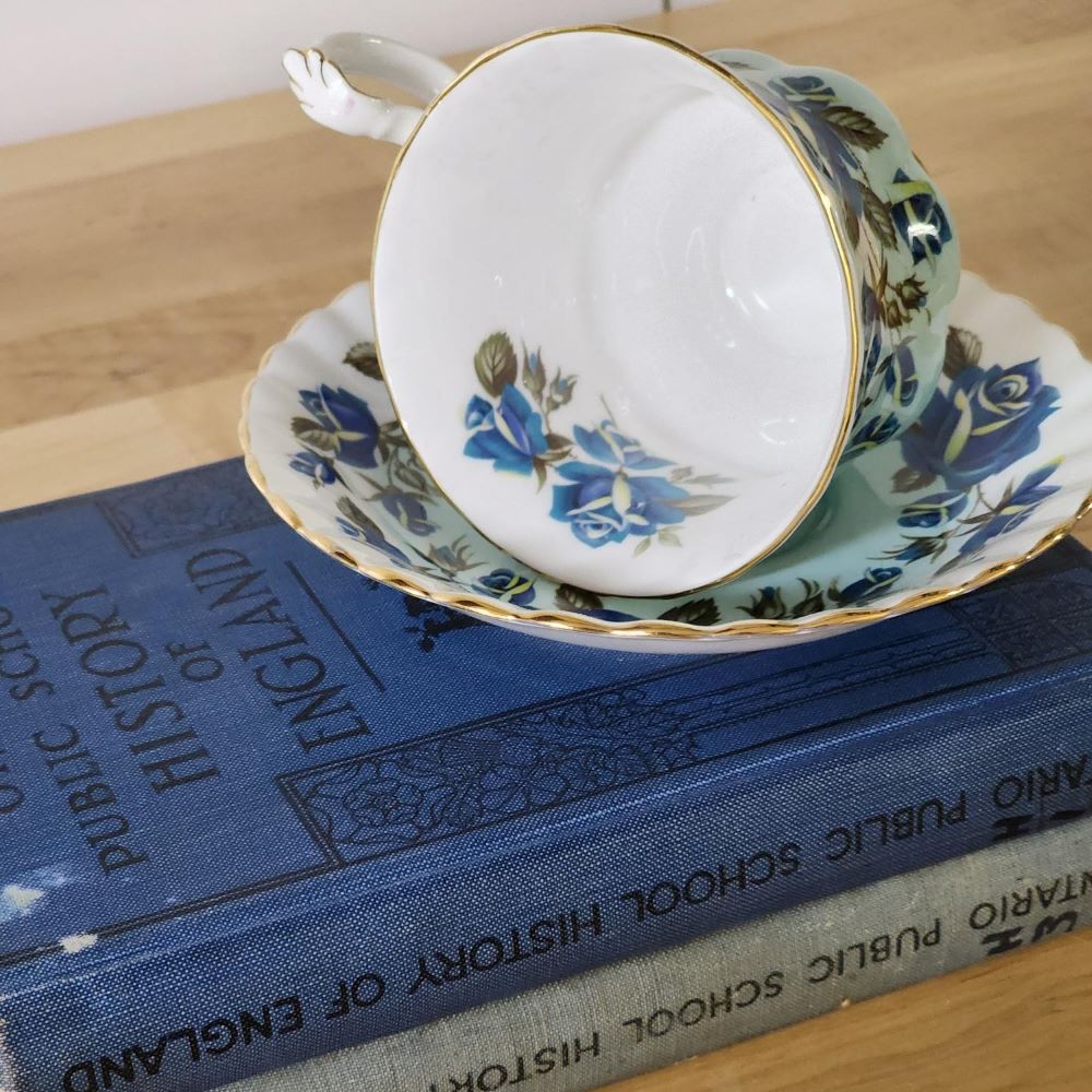 Royal Albert « Derwent Water » tasse à thé et soucoupe vintage de la série Lakeside