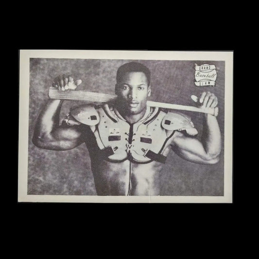 Bo Jackson Baseball Promo Card 'Bo Knows Baseball' - Grand Slam - Mulberry Lane Inspirations 90s sports memorabilia Baseball Trading Cards