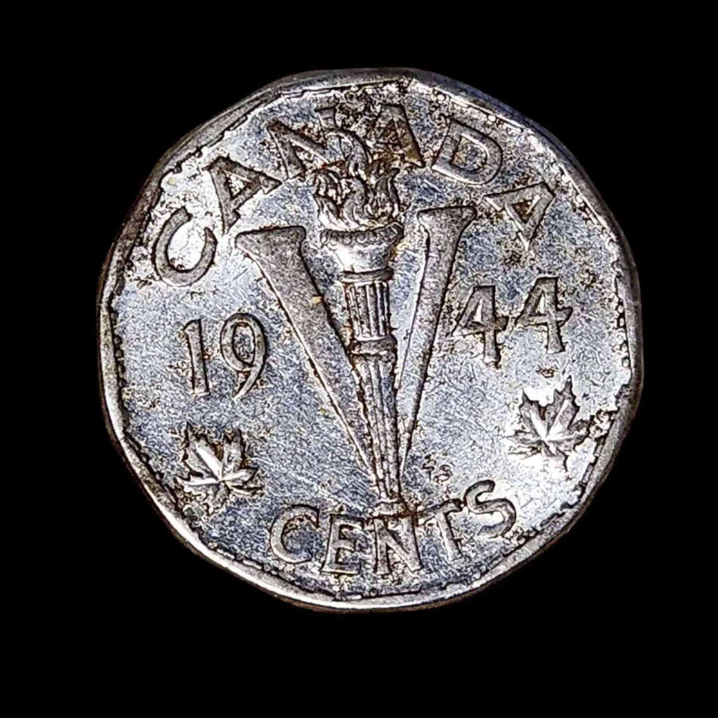 Canada Coin 1944 Nickel (5 Cent) Victory George VI - Mulberry Lane Inspirations 1944 five cent coin Collectible Coin