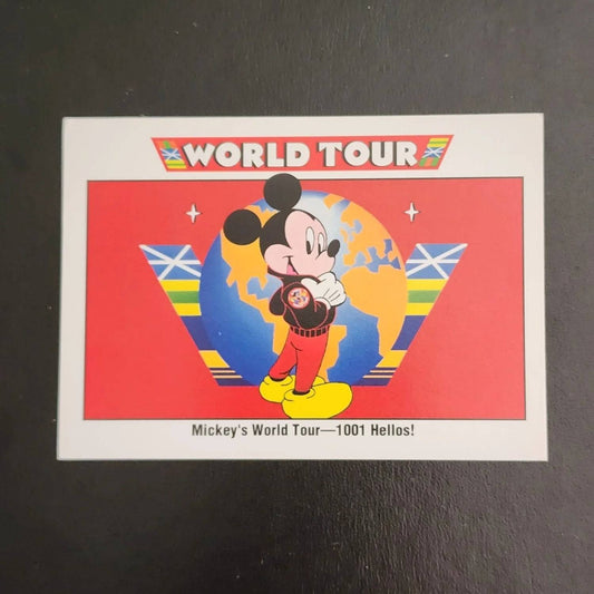 Disney Mickey Mouse World Tour ~ Cards 172 and 196 by Impel - Mulberry Lane Inspirations 1001 Hellos Non Sports Cards