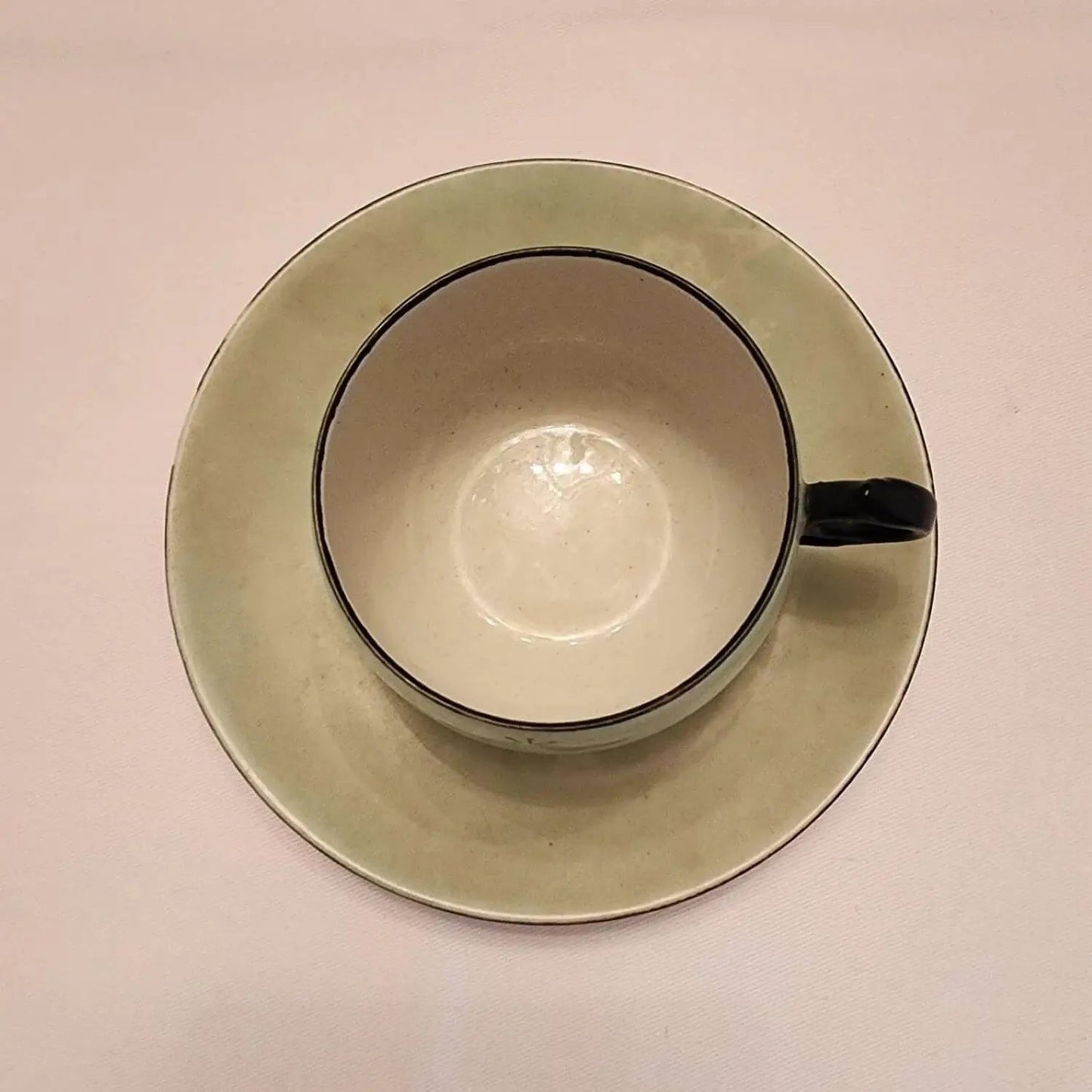 GDA France Green Tea Cup and Saucer Set - Mulberry Lane Charming Teacup & Saucer