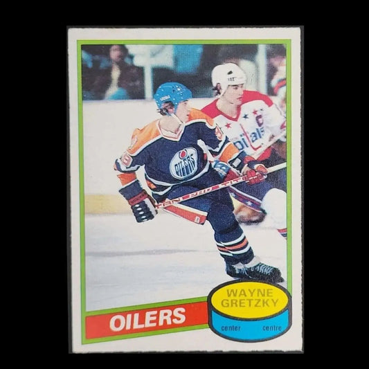 NHL Wayne Gretzky ~ Edmonton Oilers O - Pee - Chee #250 ~ 2nd Year Card - Mulberry Lane Classic sports card Hockey Trading Cards