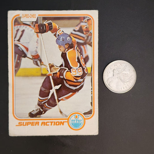 A collectible hockey card showcasing a player in an intense game.