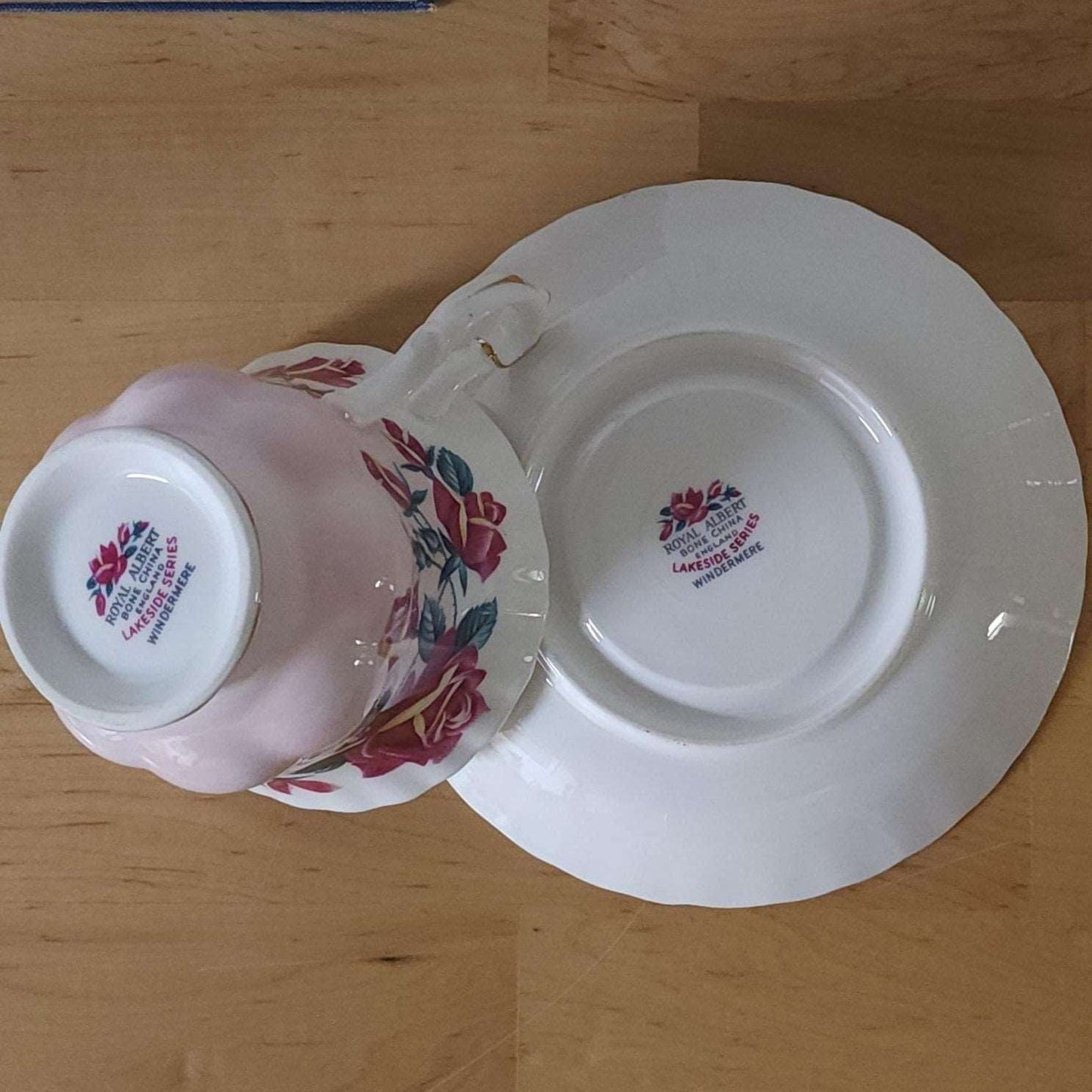 Royal Albert "Windermere" ~ Lakeside Series Teacup & Saucer Set - Mulberry Lane Inspirations Bone China Teacup & Saucer