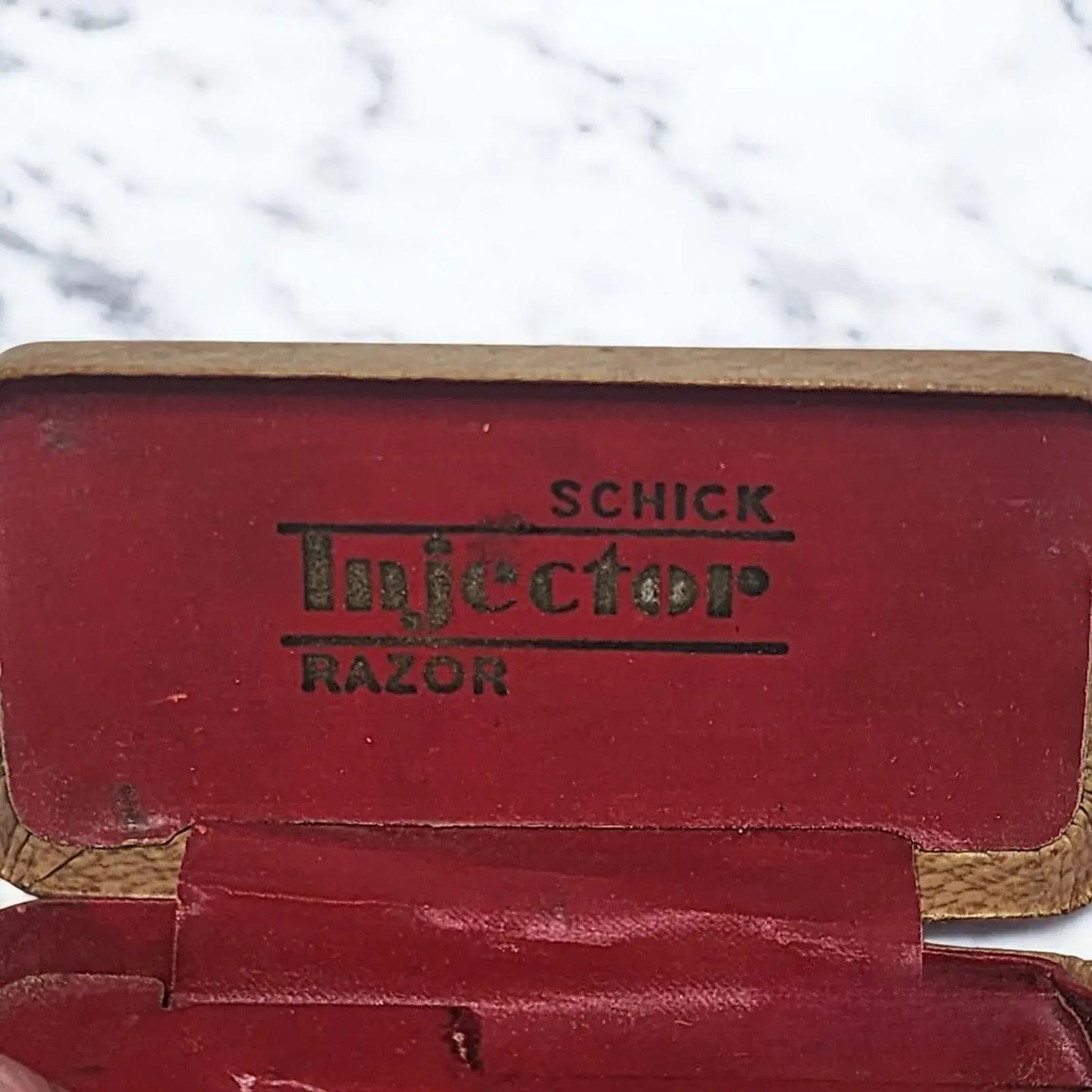 Vintage 1937 SCHICK Injector Single Edge Safety Razor with Case - Mulberry Lane 1930s Shaving Gear Shaving Tool