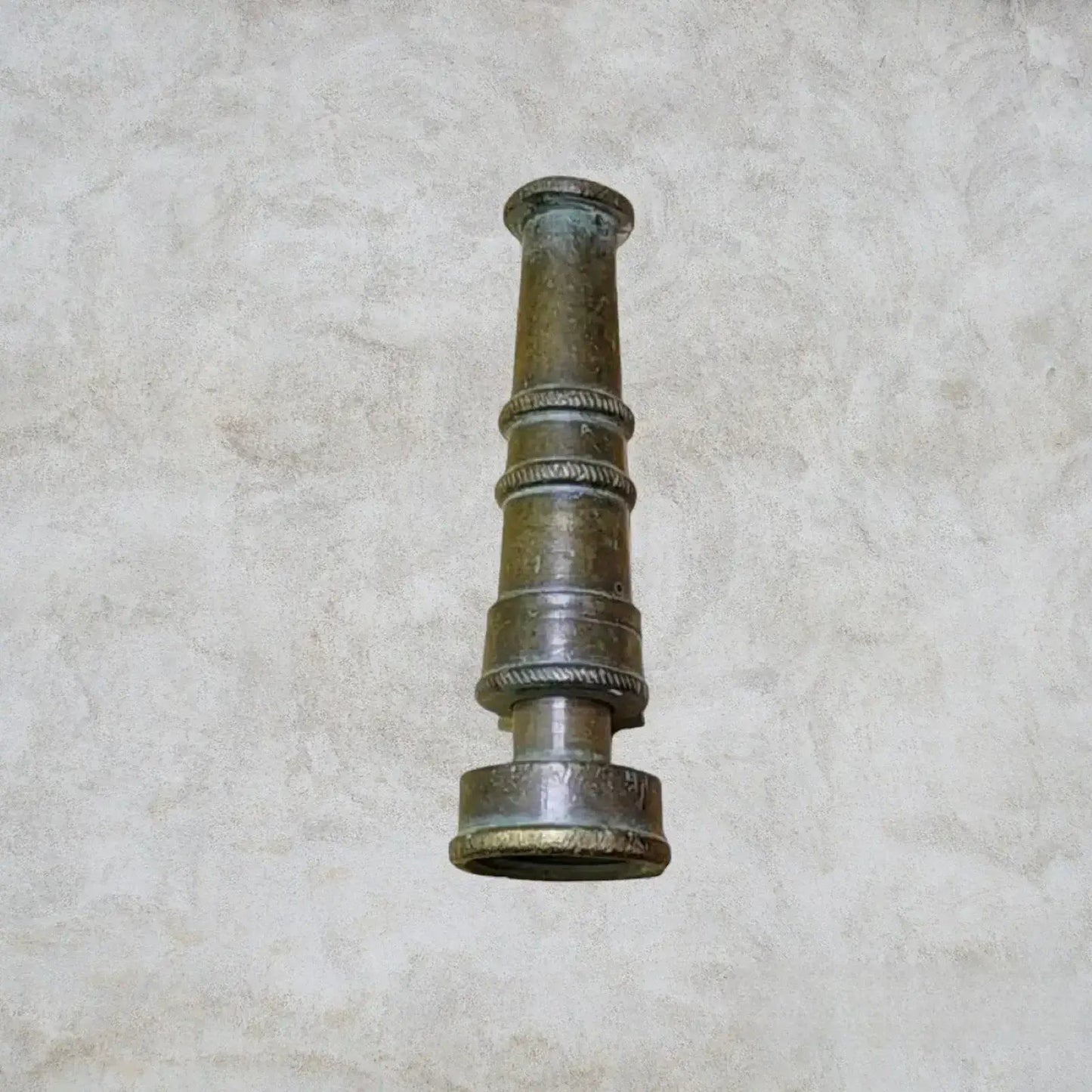 Vintage Bronze Water Hose Nozzle Hose Sprayer - Mulberry Lane Inspirations Antique brass watering accessory Hose Nozzle