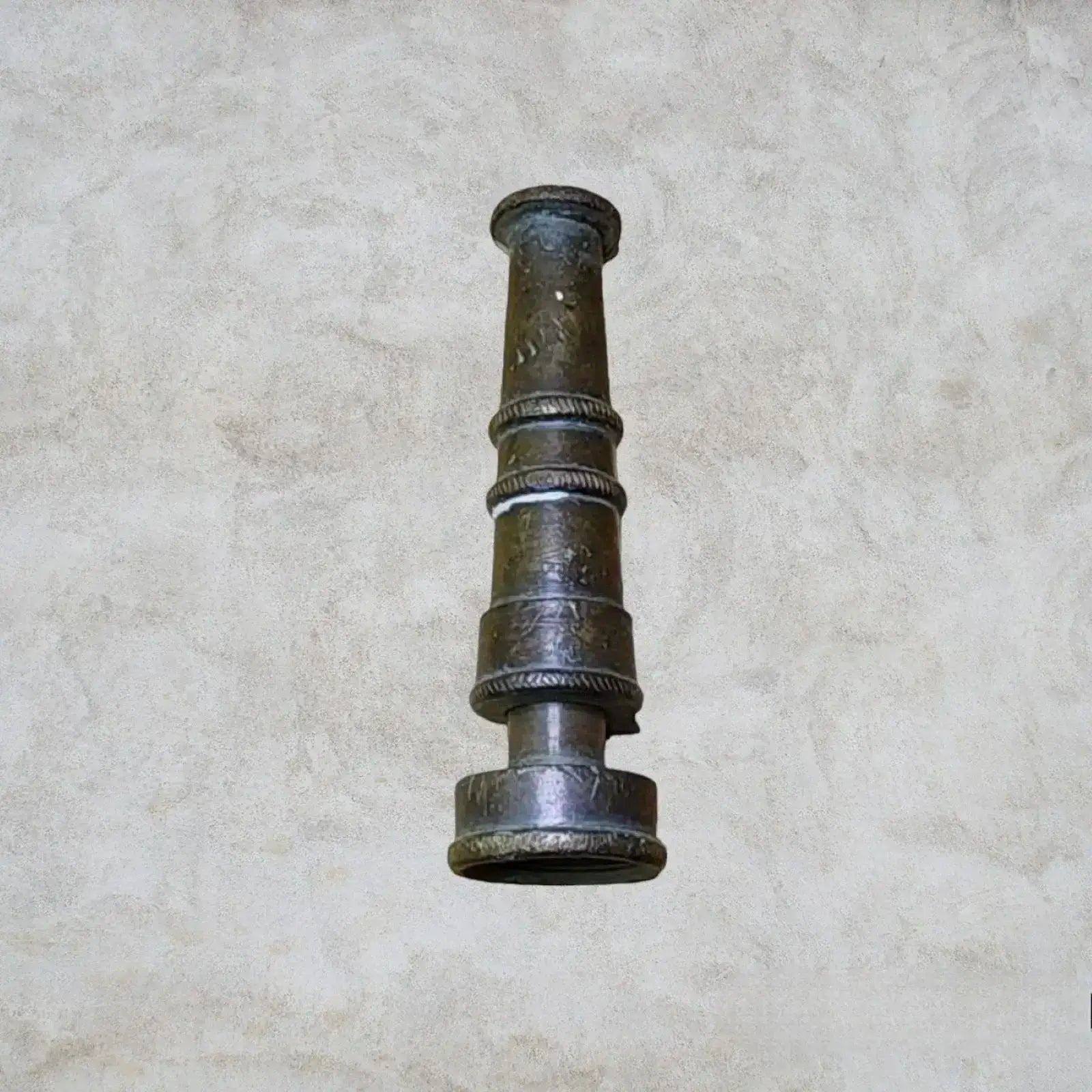 Vintage Bronze Water Hose Nozzle Hose Sprayer - Mulberry Lane Inspirations Antique brass watering accessory Hose Nozzle