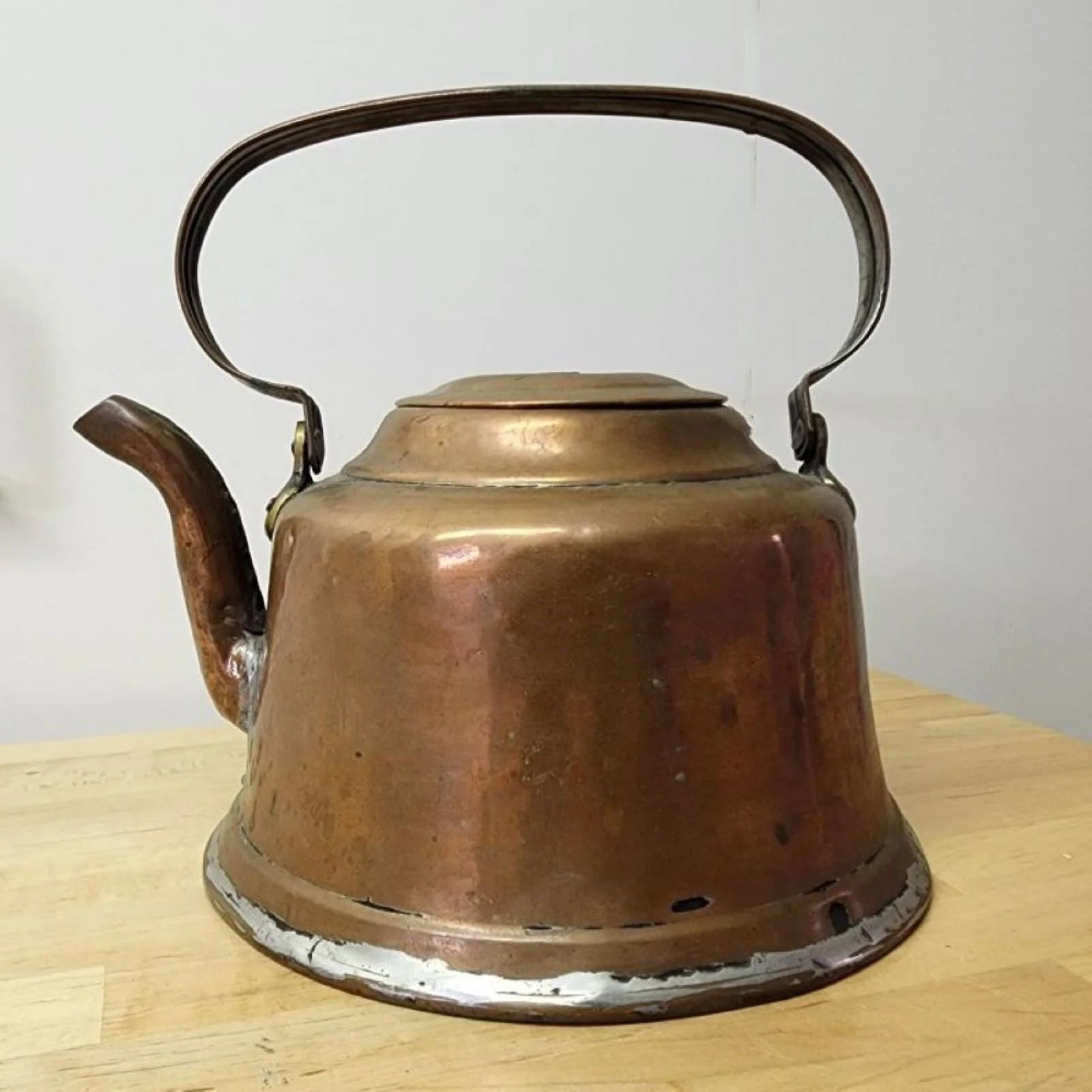 Vintage Classic Copper Kettle Tea Pot / Kettle - Mulberry Lane Antique Tea Kettle Tea Pot