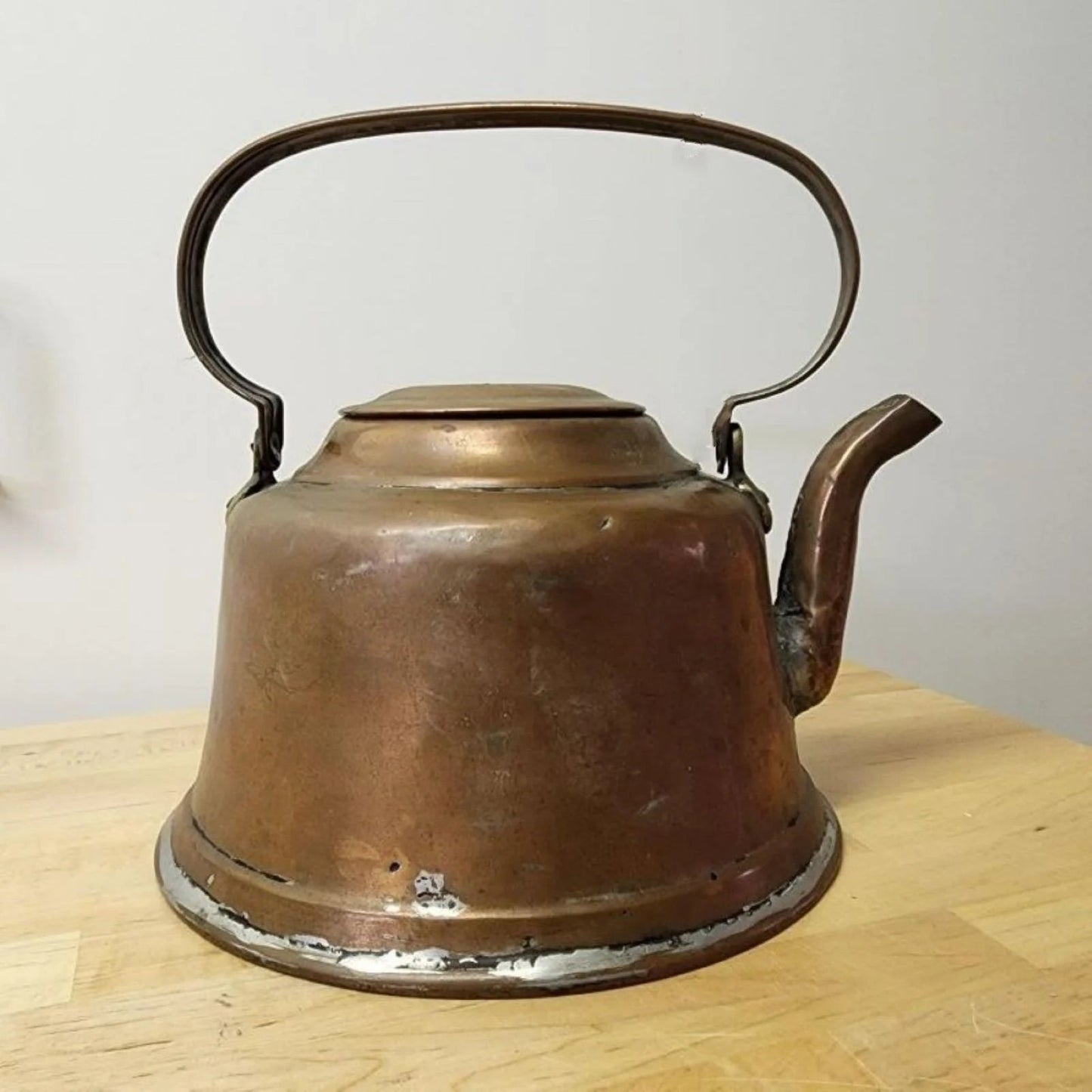 Vintage Classic Copper Kettle Tea Pot / Kettle - Mulberry Lane Antique Tea Kettle Tea Pot