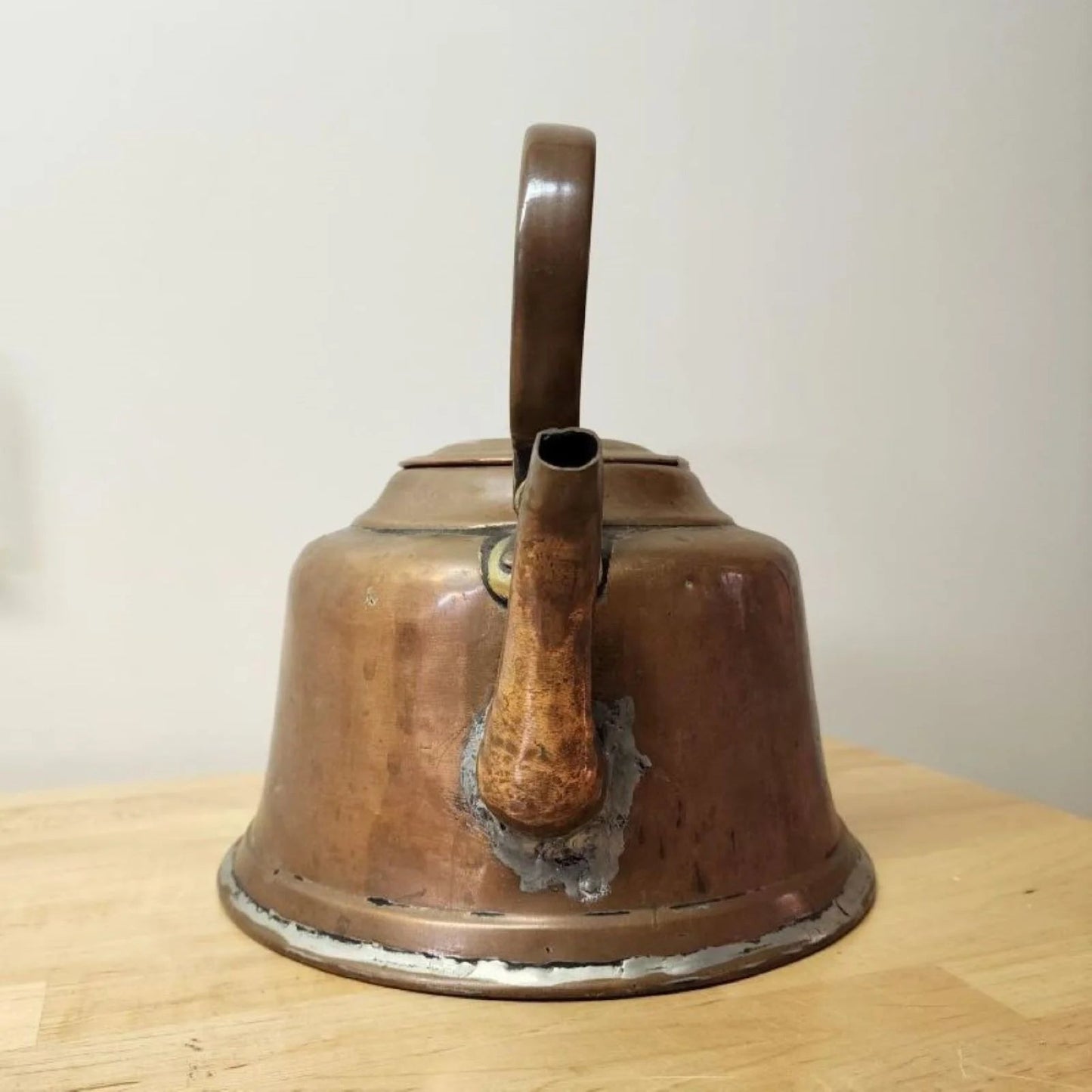 Vintage Classic Copper Kettle Tea Pot / Kettle - Mulberry Lane Antique Tea Kettle Tea Pot